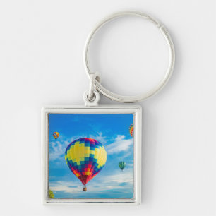 Beautiful Hot Air Balloons Keychain