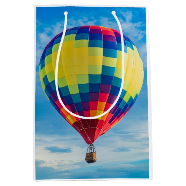Beautiful Hot Air Balloons Medium Gift Bag (Front)