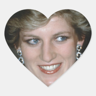 Beautiful! HRH Princess of Wales Heart Sticker