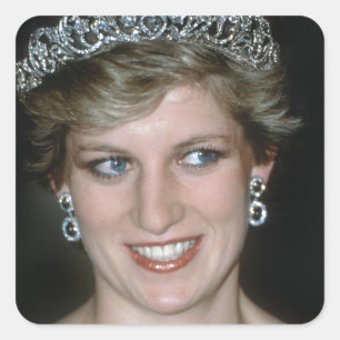 Beautiful! HRH Princess of Wales Square Sticker