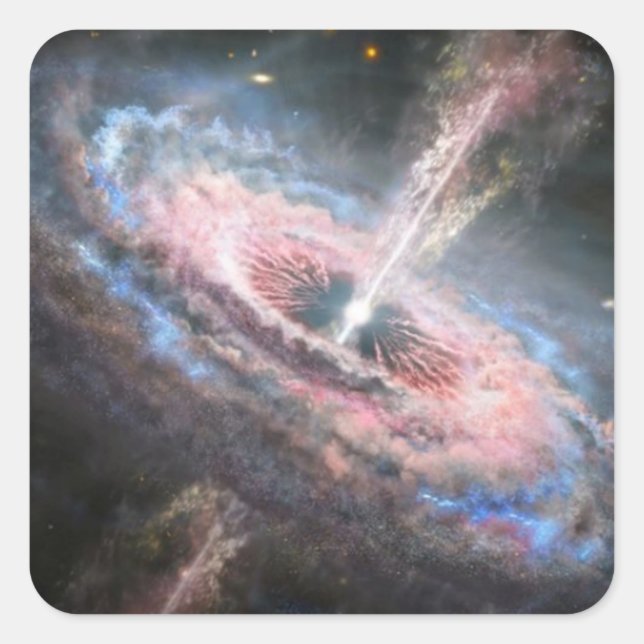 Beautiful Hubble Image Sticker Set (Front)
