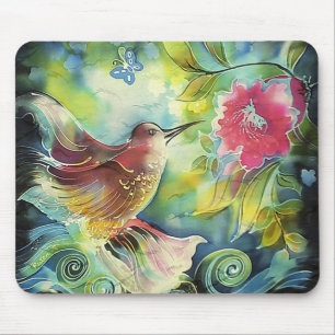 Beautiful Hummingbird Mouse Pad