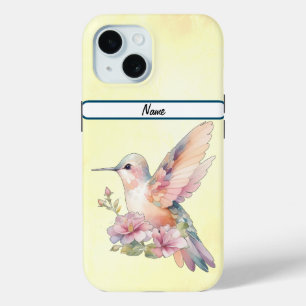 Beautiful Hummingbird Tough iPhone 15 Case