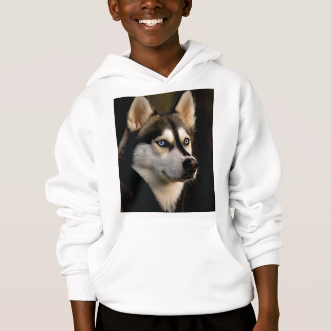 Beautiful Husky Throw Pillow (Front)