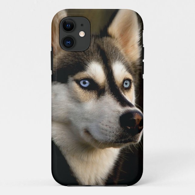 Beautiful Husky Throw Pillow Case-Mate iPhone Case (Back)