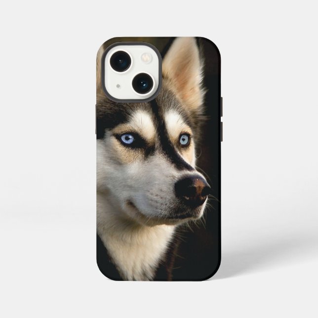 Beautiful Husky Throw Pillow iPhone Case (Back)