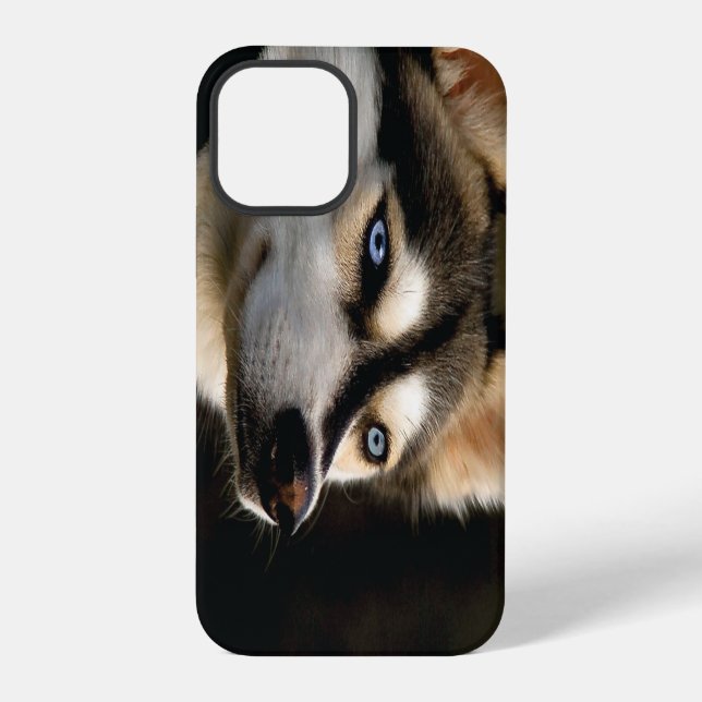 Beautiful Husky Throw Pillow iPhone Case (Back)