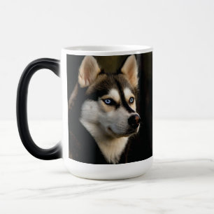 Beautiful Husky Throw Pillow Magic Mug