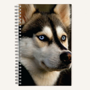 Beautiful Husky Throw Pillow Notebook