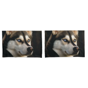 Beautiful Husky Throw Pillow Pillowcase