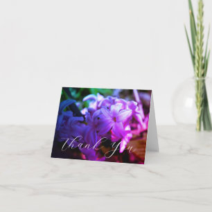 Beautiful Hyacinth (Hyacinthus) Flower Thank You Card