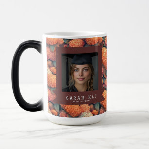 Beautiful Hydrangea Flower Graduation Magic Mug