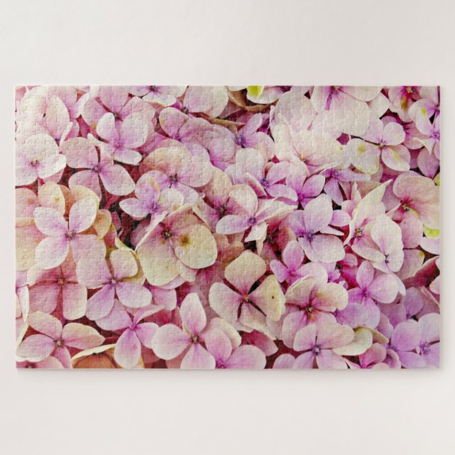Beautiful Hydrangea Flowers  Jigsaw Puzzle (Horizontal)