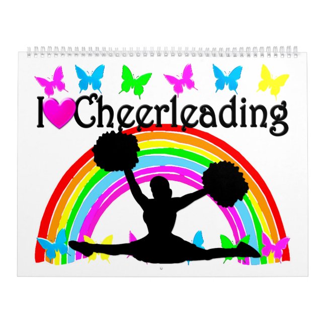 BEAUTIFUL I LOVE CHEERLEADING CALENDAR (Cover)