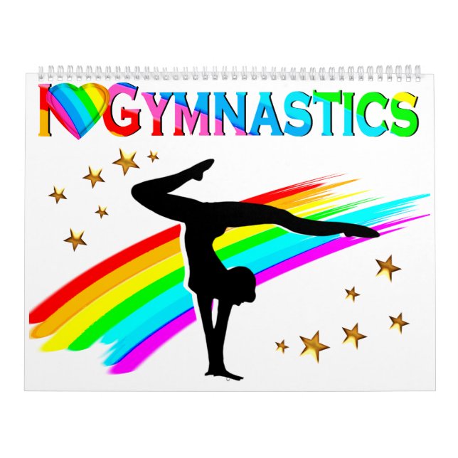 BEAUTIFUL I LOVE GYMNASTICS CALENDAR (Cover)