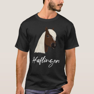 Beautiful Illustration Of A Horse Head A Haflinger T-Shirt