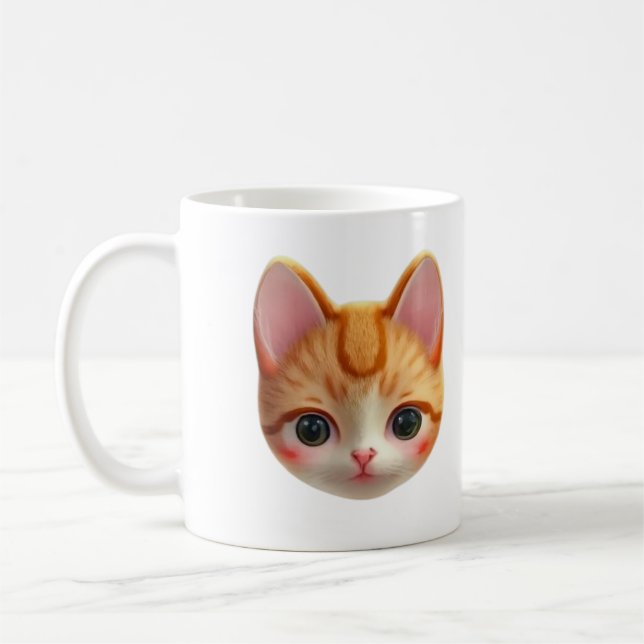 Beautiful images of tender kittens coffee mug (Left)