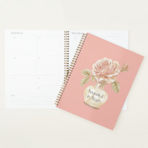 Beautiful in Blush Rose Flower Planner