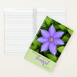 Beautiful in Its Time | Purple Clematis Journal
