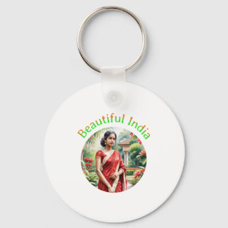 "beautiful India Key Ring