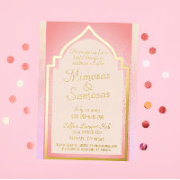 Beautiful Indian Mimosas and Samosas Bridal Brunch