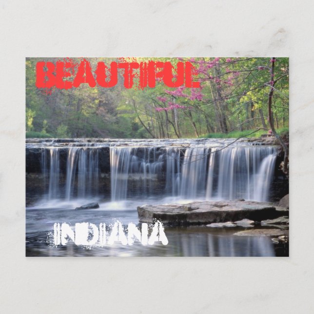 Beautiful Indiana postcard. Postcard (Front)