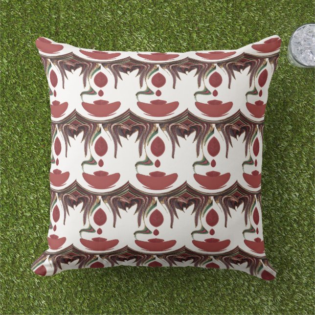 Beautiful Inspirational Summer Design Outdoor Pillow (Grass)