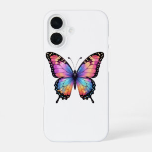 Beautiful Iphone 16 case with butterfly image 