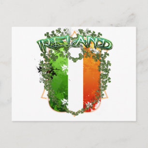 Beautiful Ireland crest Postcard