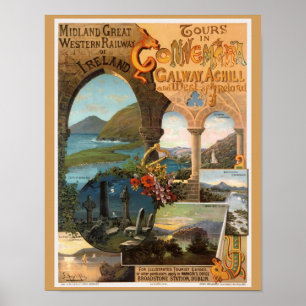 Beautiful Ireland Travel Poster