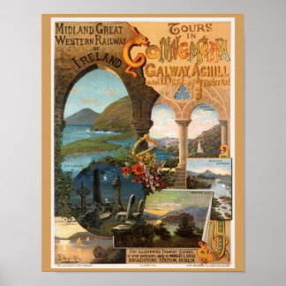 Beautiful Ireland Travel Poster
