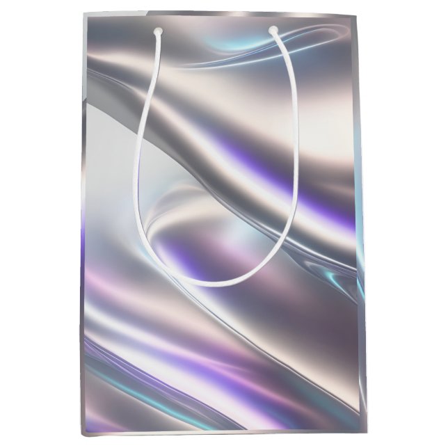 Beautiful  iridescent and unique gift bag (Front)