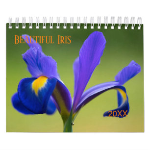 Beautiful Iris Photographic Calendar