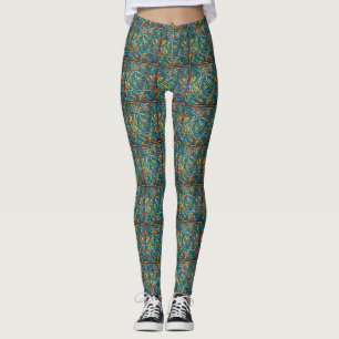 Beautiful Irish Celtic Design Print Leggings