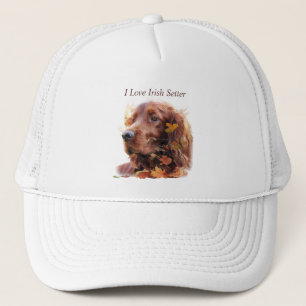 Beautiful Irish Red Setter Trucker Hat