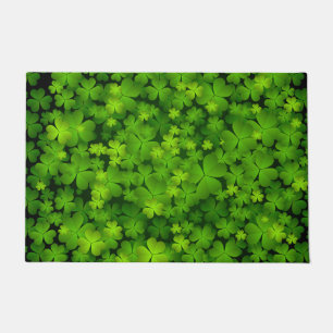 Beautiful Irish Shamrocks Doormat