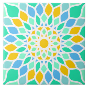 Beautiful islamic geometric pattern tile