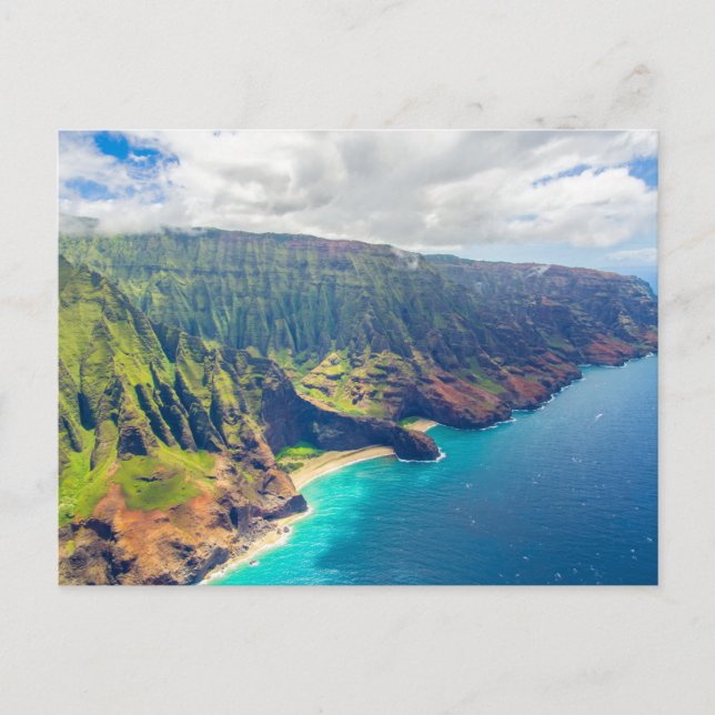 Beautiful Island Ocean View Postcard (Front)