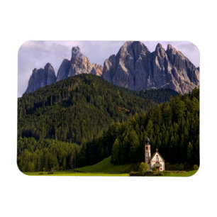 Beautiful isolated lonely church called Rainui 2 Magnet