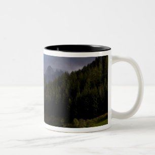 Beautiful isolated lonely church called Rainui Two-Tone Coffee Mug