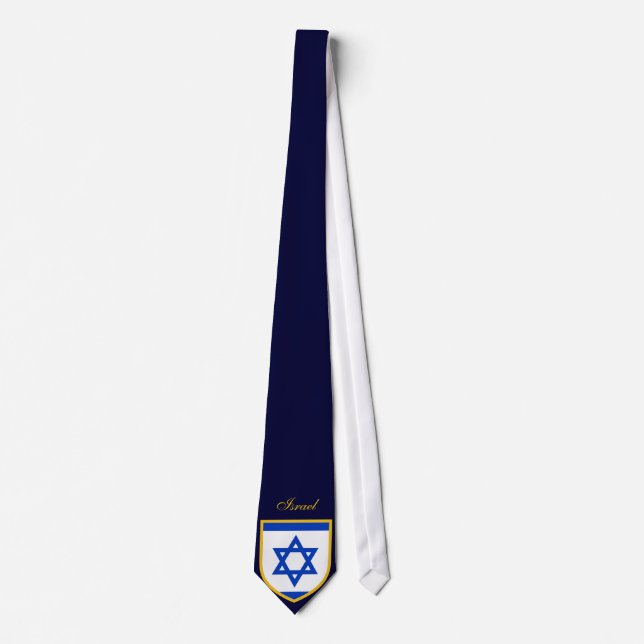 Beautiful Israel Flag Tie (Front)