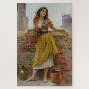 Beautiful Italian Water-Carrier Girl Jigsaw Puzzle