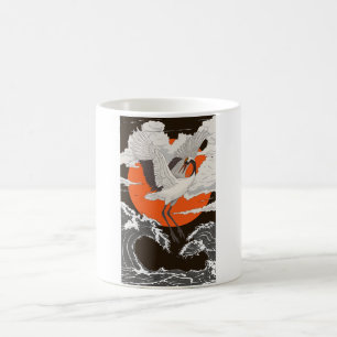 Beautiful Japanese Crane Bird Coffee Mug