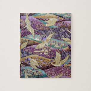 Beautiful Japanese Cranes Jigsaw Puzzle