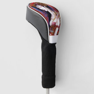 Beautiful Japanese Girl Gothic Fantasy Triptych Golf Head Cover