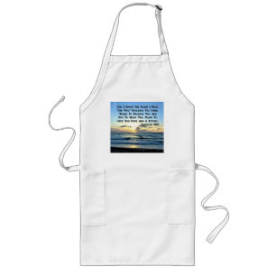 BEAUTIFUL JEREMIAH 29:11 BLUE SKIES LONG APRON