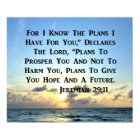 BEAUTIFUL JEREMIAH 29:11 SCRIPTURE VERSE