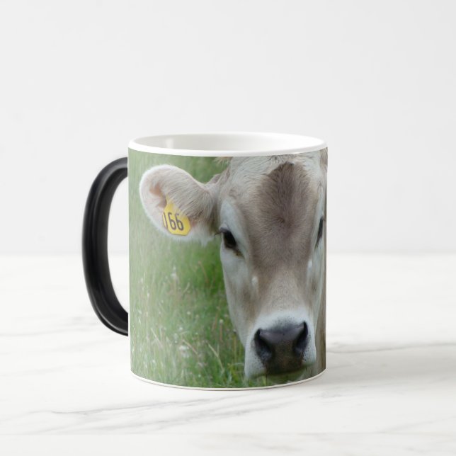 Beautiful Jersey Cow Mug (Front Left)