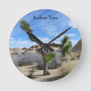 Beautiful Joshua Tree Clock! Round Clock