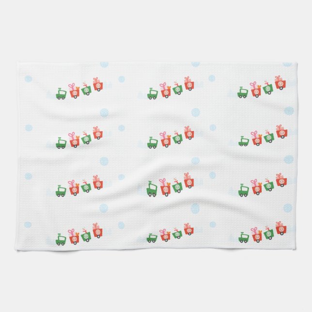 Beautiful K pattern Kitchen Towels (Horizontal)